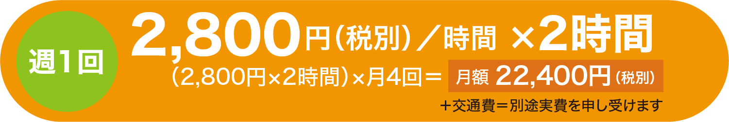 家事代行サービス マーガレット和泉中央 定期プラン例2 週1回